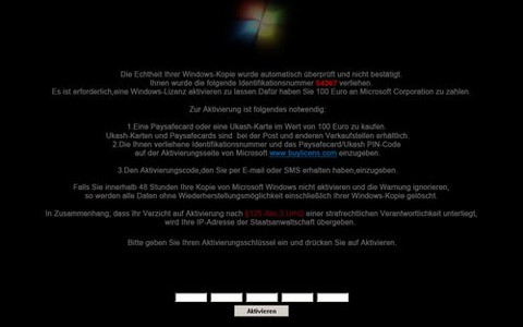 Trojan "bắt cóc" Windows đòi tiền chuộc