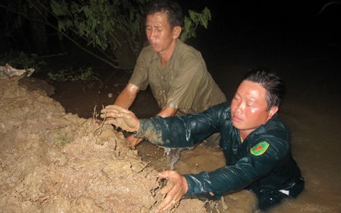 Trắng đêm chống lũ