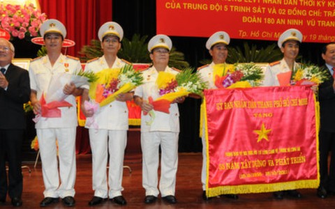 Phòng bảo vệ 180 nhận Huân chương Bảo vệ Tổ quốc