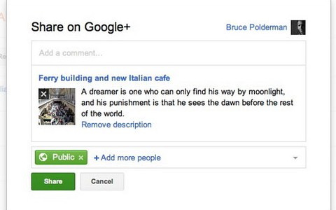 Google kết hợp Google+ với Blogger