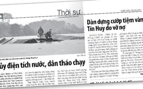 Phát triển thủy điện: đến lúc nhìn lại mình