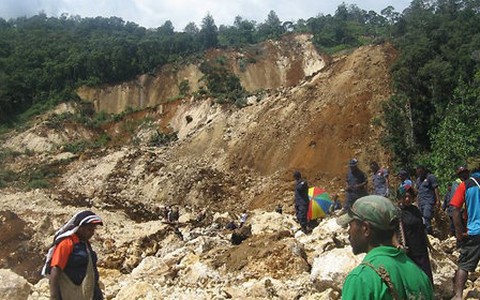 Sạt lở đất ở Papua New Guinea, 60 người thiệt mạng