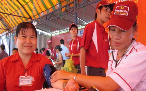 Chăm sóc sức khỏe cho công nhân