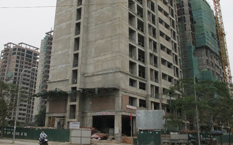 Thiếu vốn, nhà ở cho sinh viên xây dở dang