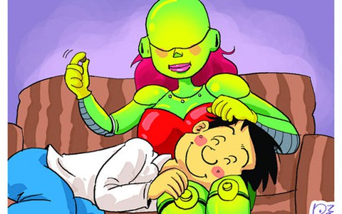 Robot nặn mụn