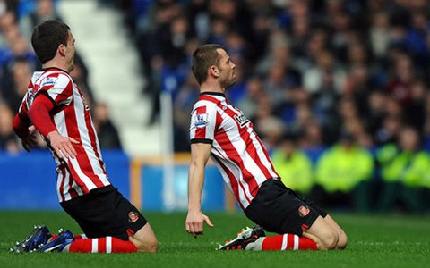 Everton và Sunderland bất phân thắng bại