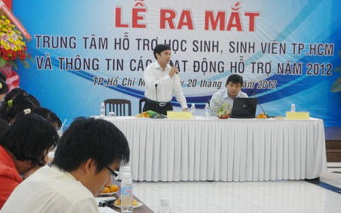 Ra mắt Trung tâm Hỗ trợ HS-SV TP.HCM