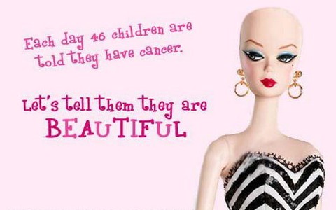 Khi búp bê Barbie không có tóc