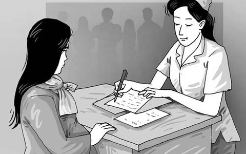 "Để tôi điền cho"