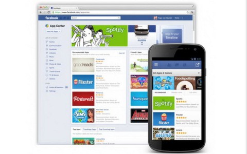 Facebook mở kho ứng dụng App Center