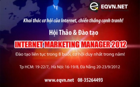 EQVN - chương trình đào tạo Internet marketing manager 2012