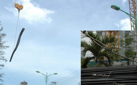 Thần chết "lơ lửng" giữa phố