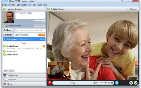 Tin nhắn qua Skype "đi lạc" đến người lạ