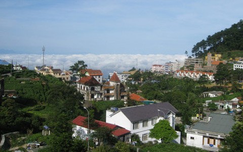 Tam Đảo trong biển mây