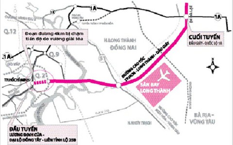 Cao tốc TP.HCM - Long Thành - Dầu Giây: Lỗi hẹn thông xe