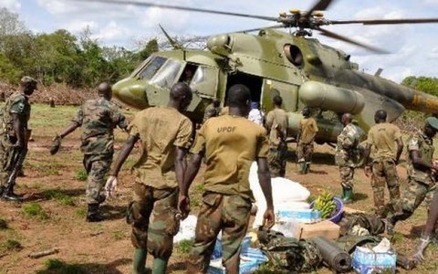 Ba trực thăng quân sự Uganda rơi tại Kenya