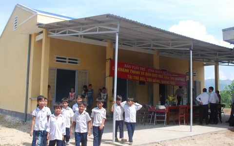 Khánh thành nhà bán trú dân nuôi ở Quảng Ngãi