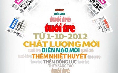Tuổi Trẻ đổi mới từ 1-10-2012