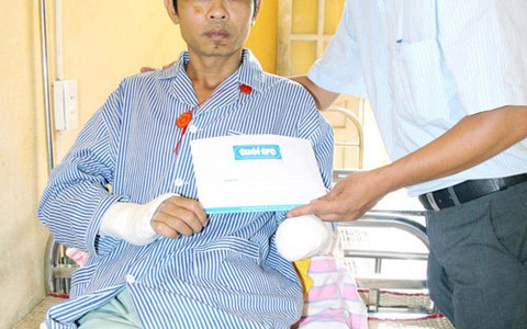 Cơ thể đau nhưng lòng thanh thản