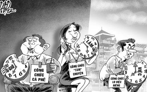 Trị bệnh công chức "lấy cắp" giờ công
