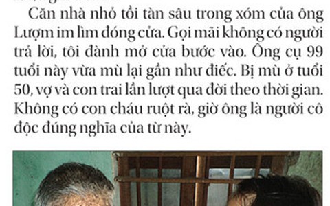 Nhiều tấm lòng đến với cụ Nguyễn Lượm