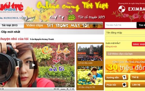 Mời bạn đọc thi clip Tết trong mắt tôi