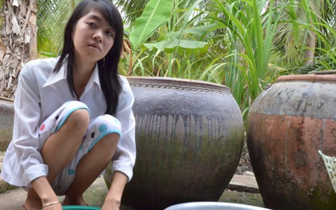 "Người đánh rơi nhận lại được tiền là mình vui rồi"