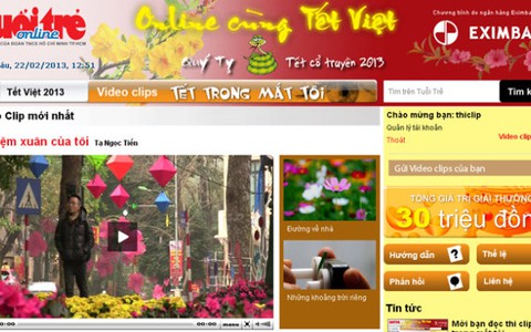 Nhiều góc quay đẹp cuộc thi clip Tết trong mắt tôi