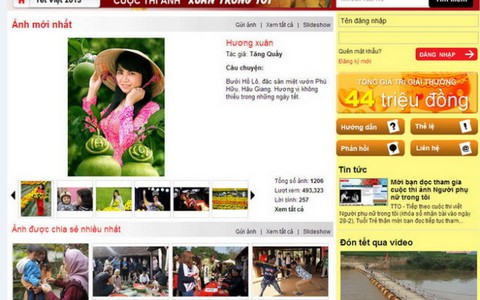 24g ngày mai 4-3: hết hạn bình chọn thi ảnh "Xuân trong tôi"