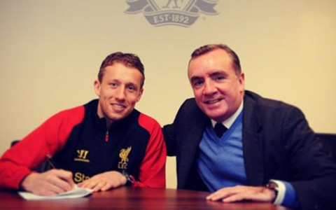 Liverpool trói chân Lucas Leiva thêm 4 năm