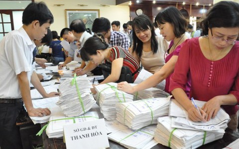Miền Bắc: hồ sơ dự thi tuyển sinh ĐH, CĐ giảm mạnh