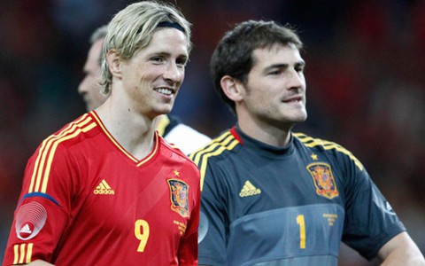 Casillas và Torres được gọi vào đội tuyển Tây Ban Nha