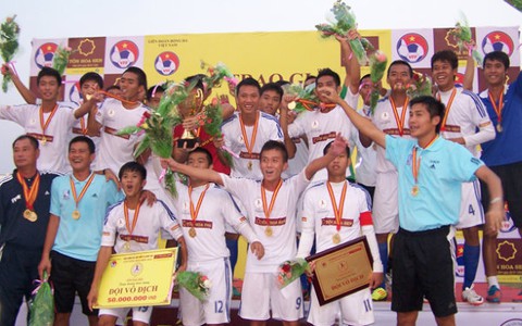 Khánh Hòa vô địch Giải U19 quốc gia - Cúp Tôn Hoa Sen