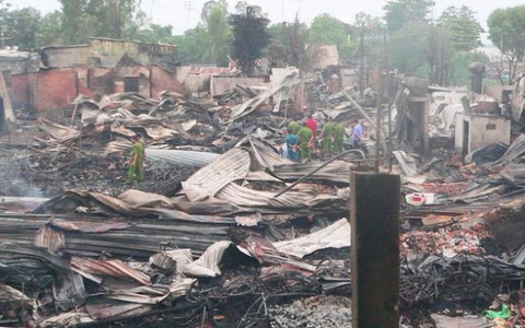 An Giang: hỏa hoạn thiêu cháy 89 nhà dân