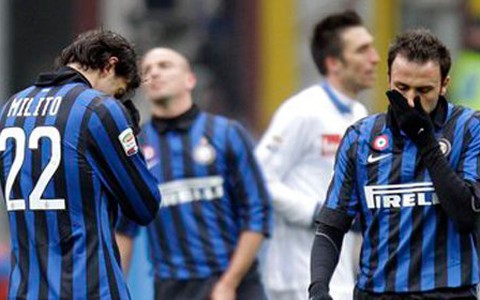 Inter Milan thất thủ trước đội chót bảng