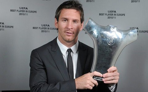 Messi giành danh hiệu Cầu thủ xuất sắc nhất châu Âu
