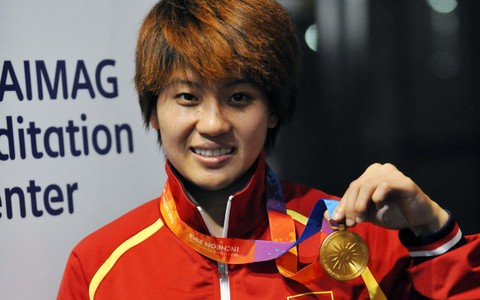 Văn Ngọc Tú đoạt HCV môn kurash ở AIMAG 2013