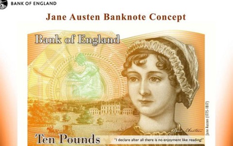 Nhà văn Jane Austen sẽ là gương mặt mới trên tờ 10 bảng Anh