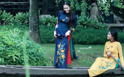 Áo dài Việt trình diễn tại Ukraine