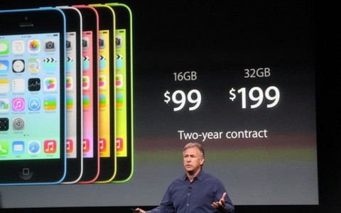 Ra mắt iPhone 5C: năm màu, giá rẻ