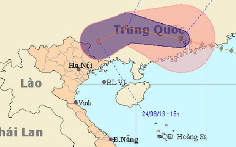 Bão Usagi đang lồng lộn lao vào cửa ngõ Hồng Kông