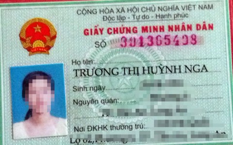 Khổ vì số chứng minh nhân dân bị mờ