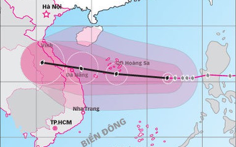 Bão số 11 rất mạnh, diễn biến phức tạp