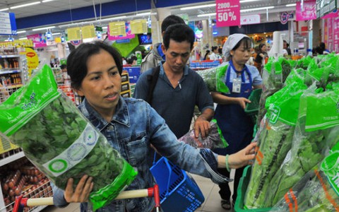 Giá rau củ quả tăng chóng mặt