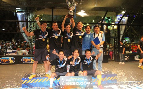 Thắng South Canton (Trung Quốc), Đạt Vĩnh Tiến vô địch Tiger Street Football quốc tế