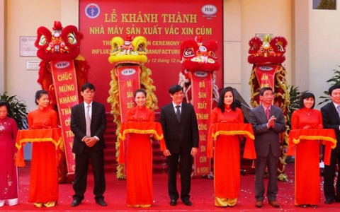 Khánh thành nhà máy vắc-xin cúm đầu tiên tại Việt Nam