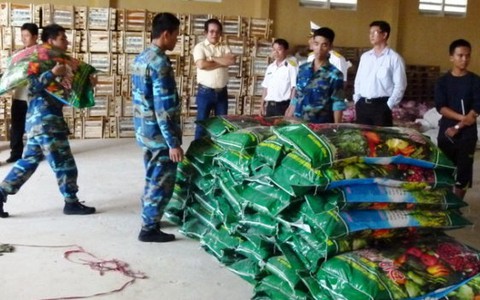 Tặng Trường Sa phân phúc hợp bón rau xanh