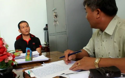 Long "rồng đỏ" và đàn em ra đầu thú