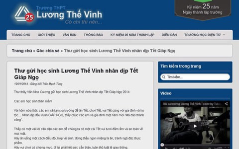 Nhắn nhủ với học trò ngày tết của PGS-TS Văn Như Cương