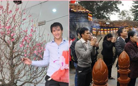 Đêm giao thừa của "sao thể thao" Công Vinh, Vũ Thị Hương